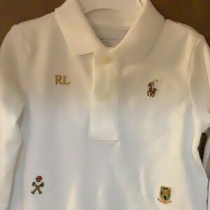 Polo RL Baby Boy Embroidered Polo 9M Coverall